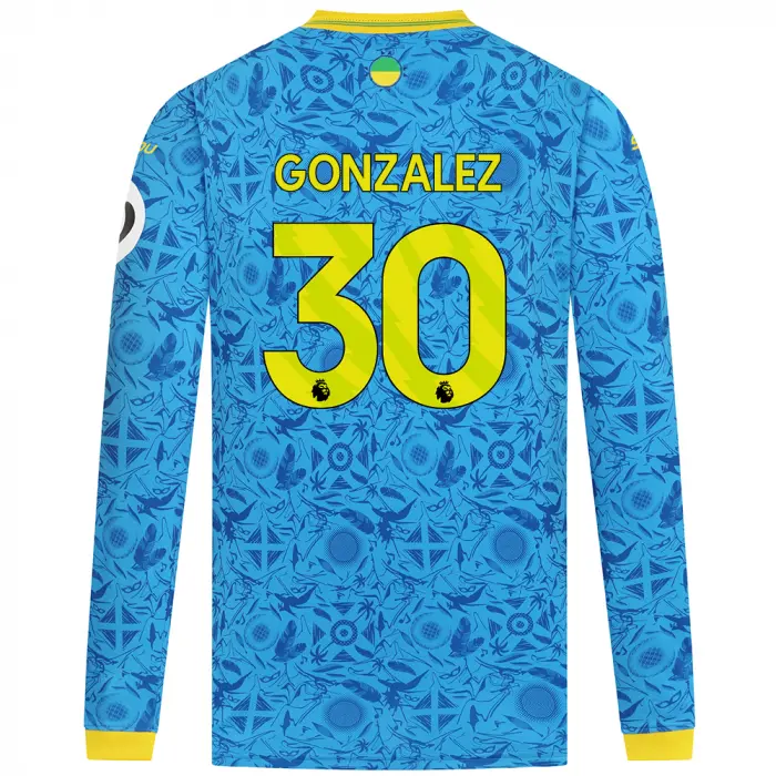 Wolverhampton Wanderers Store | Shop Official 2025-26 Wolves Third Shirt – Adult – LS GONZALEZ 30 Wolves Gear